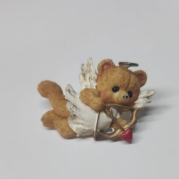 Angel Bear Figurine with Bow and Arrow - Picture 1 of 3